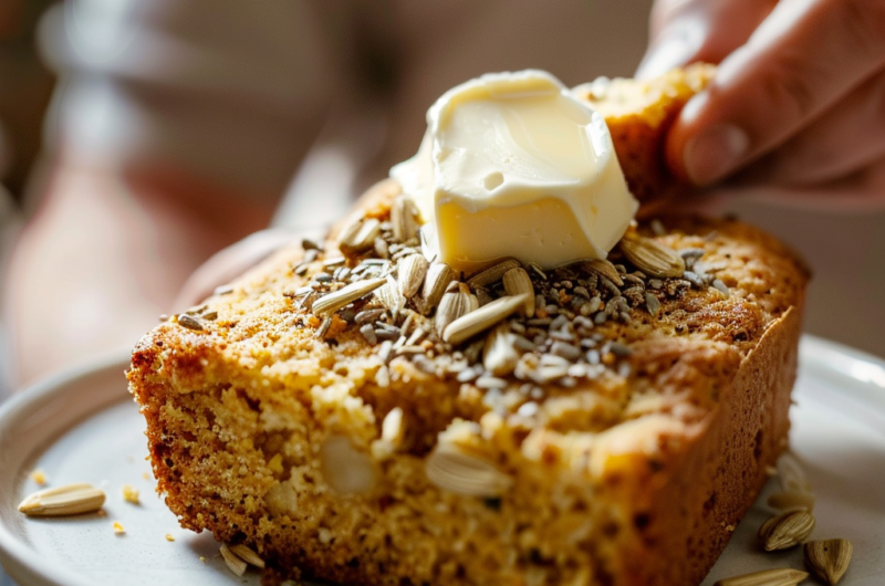 Pan de Maíz con Pipas de Girasol