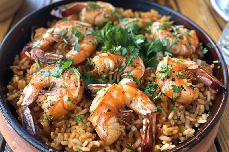 Arroz con Gambas y Langostinos