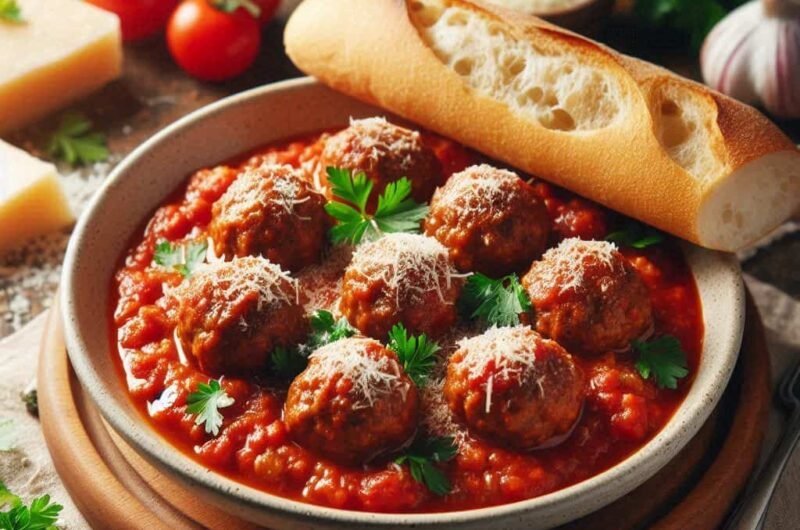 Albóndigas en Salsa de Tomate