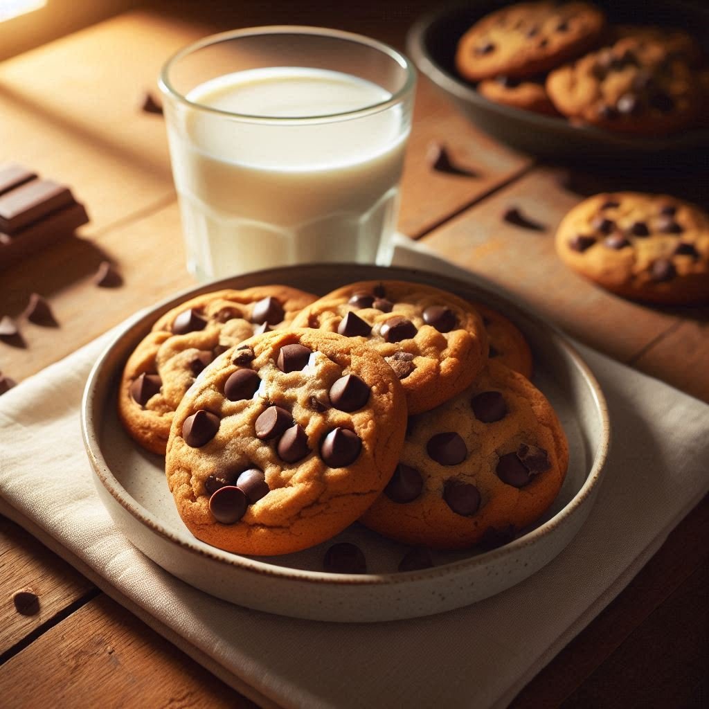 galletas de chispas de chocolate