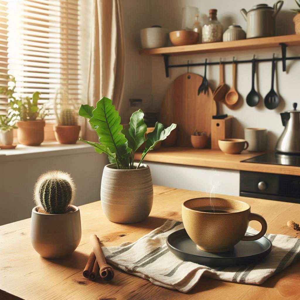 Cocina limpia y organizada