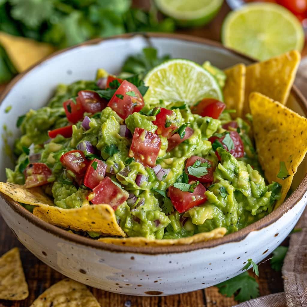 guacamole mexicano para dip