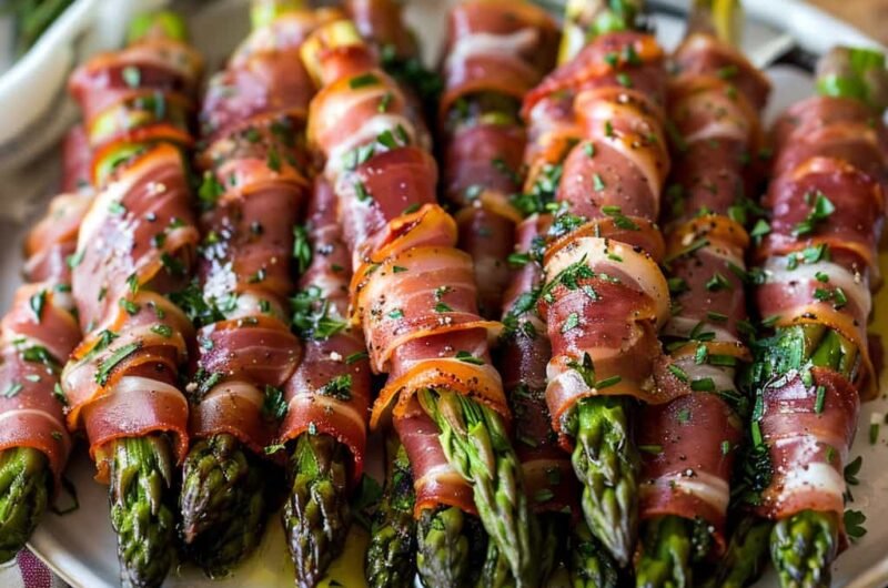 Rollitos de Jamón y Espárragos