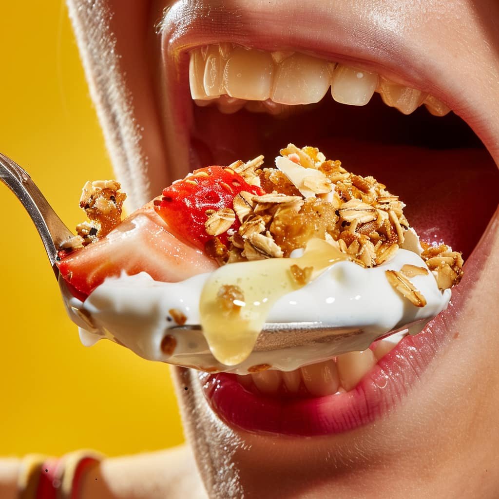 yogur griego con granola