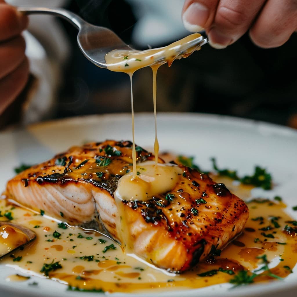 salmón a la parrilla