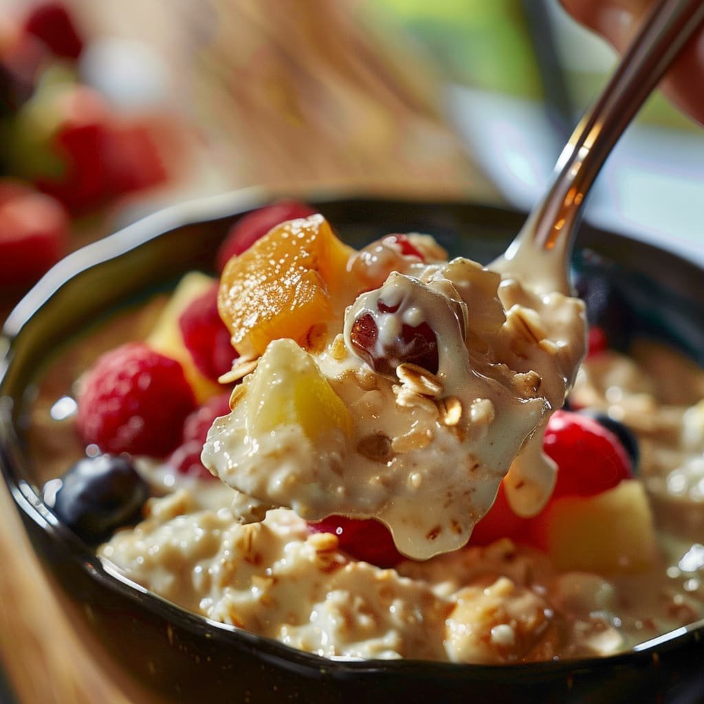 avena nocturna con frutas