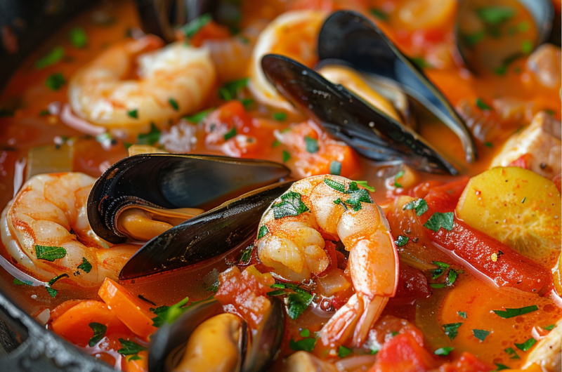 Caldo de Mariscos