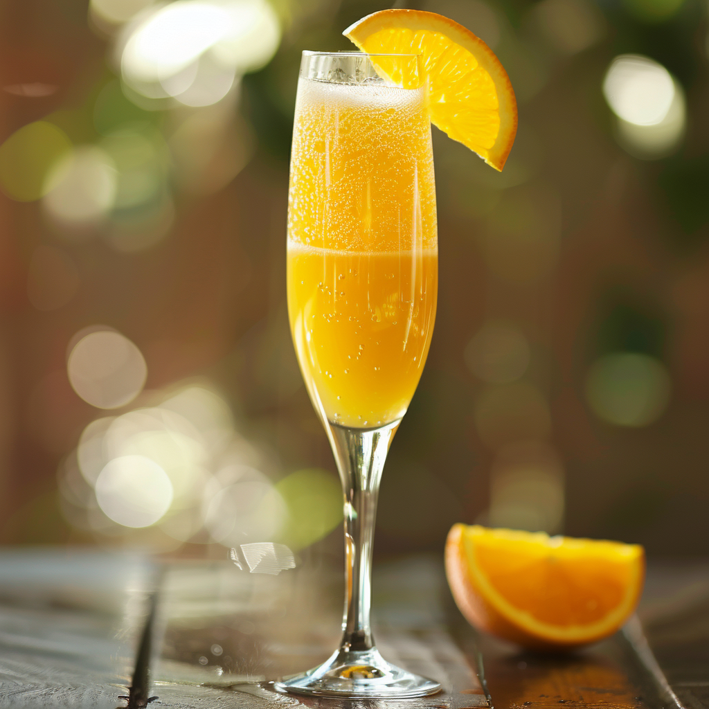 mimosa cóctel de champán y zumo de naranja