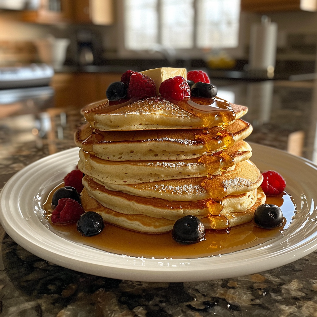 panqueques con frutas