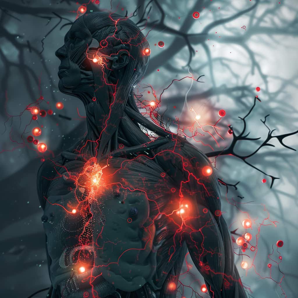 cuerpo afectado por diabetes