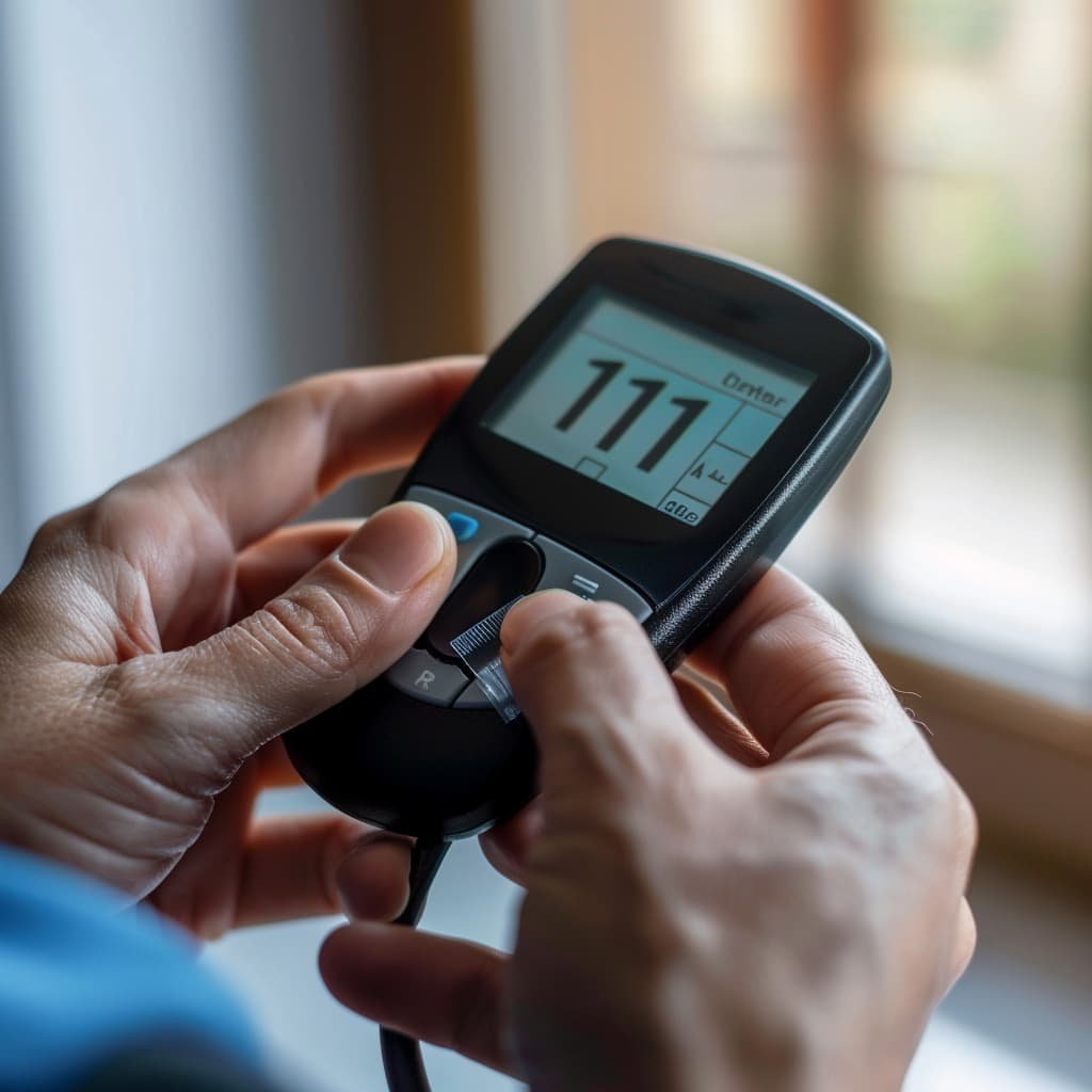 valores del glucómetro, lectura del glucometro