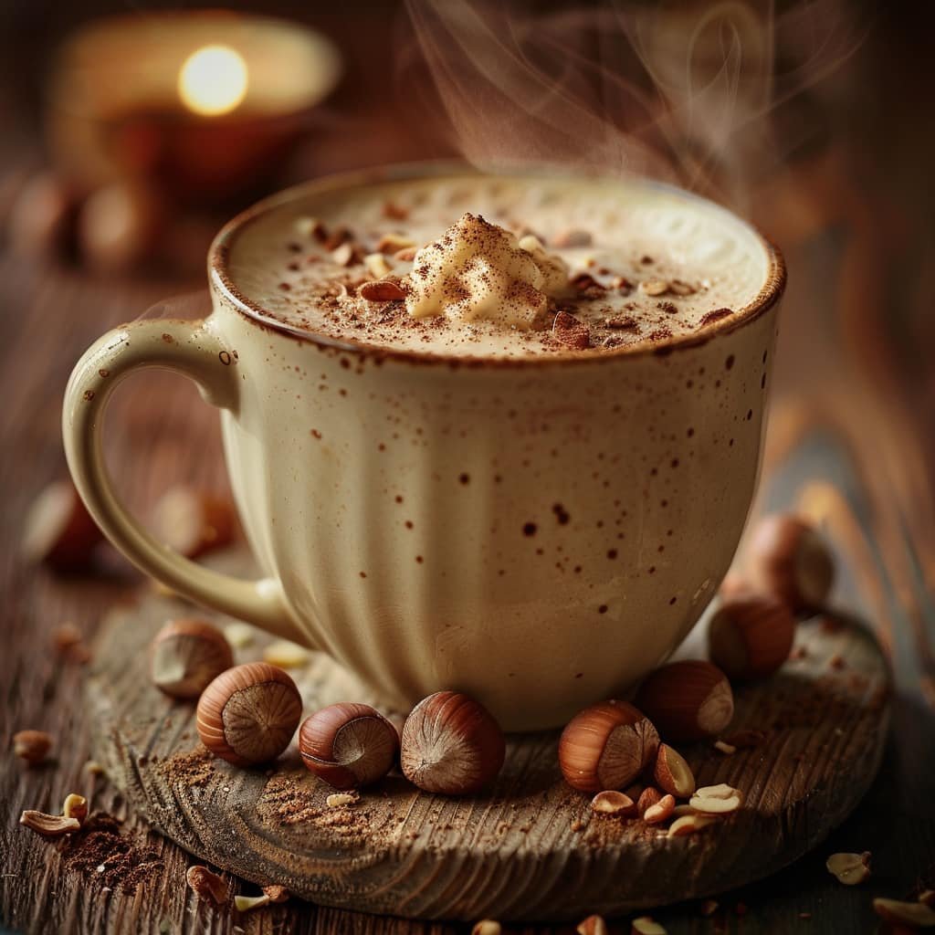 leche vegetal de avellanas