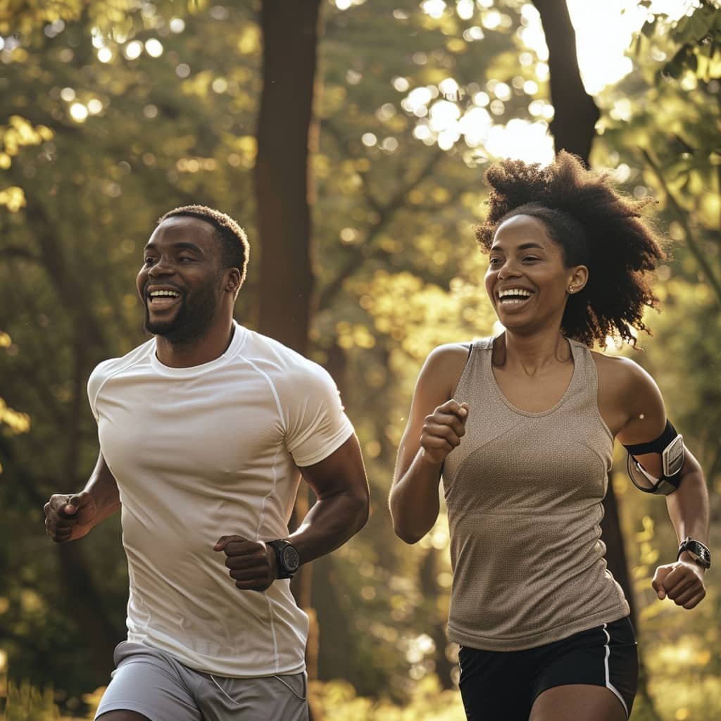 personas haciendo ejercicio para bajar el colesterol