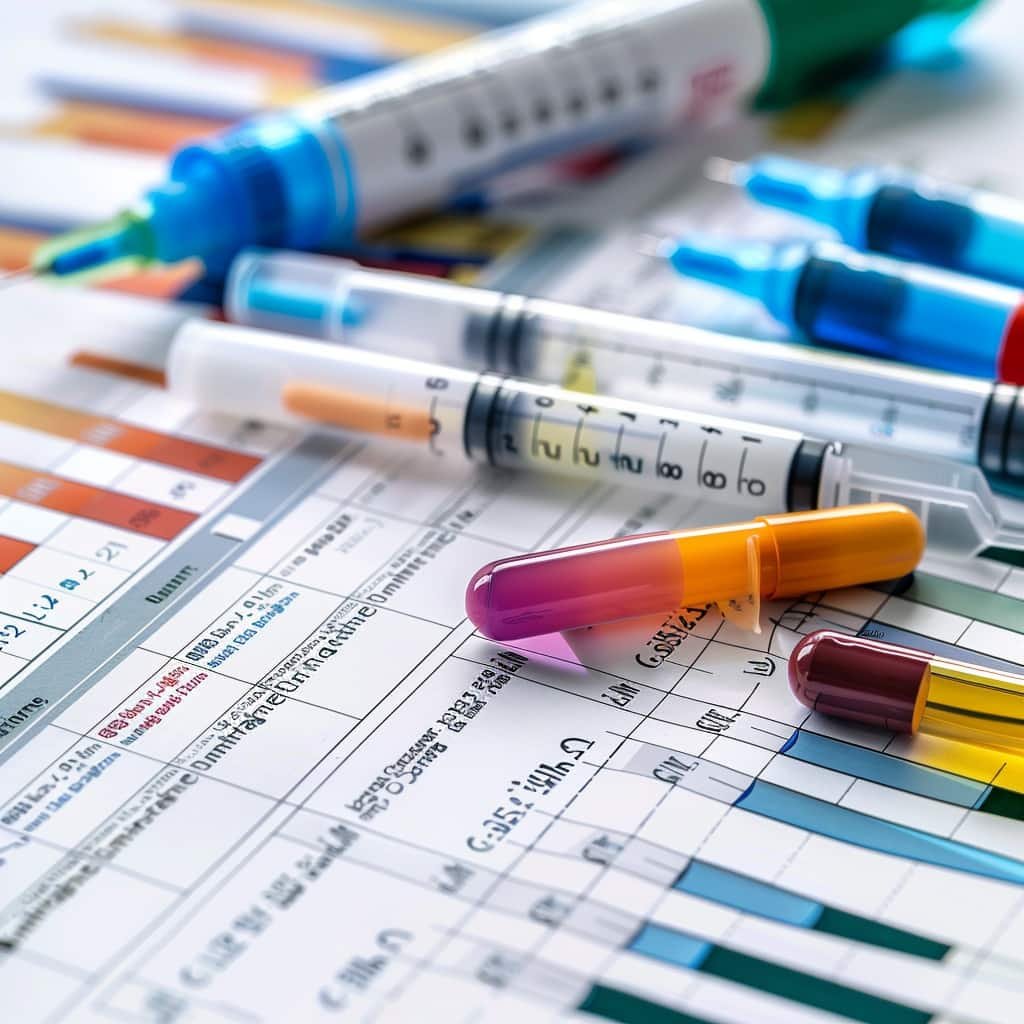 tablas comparativas de niveles de glucosa