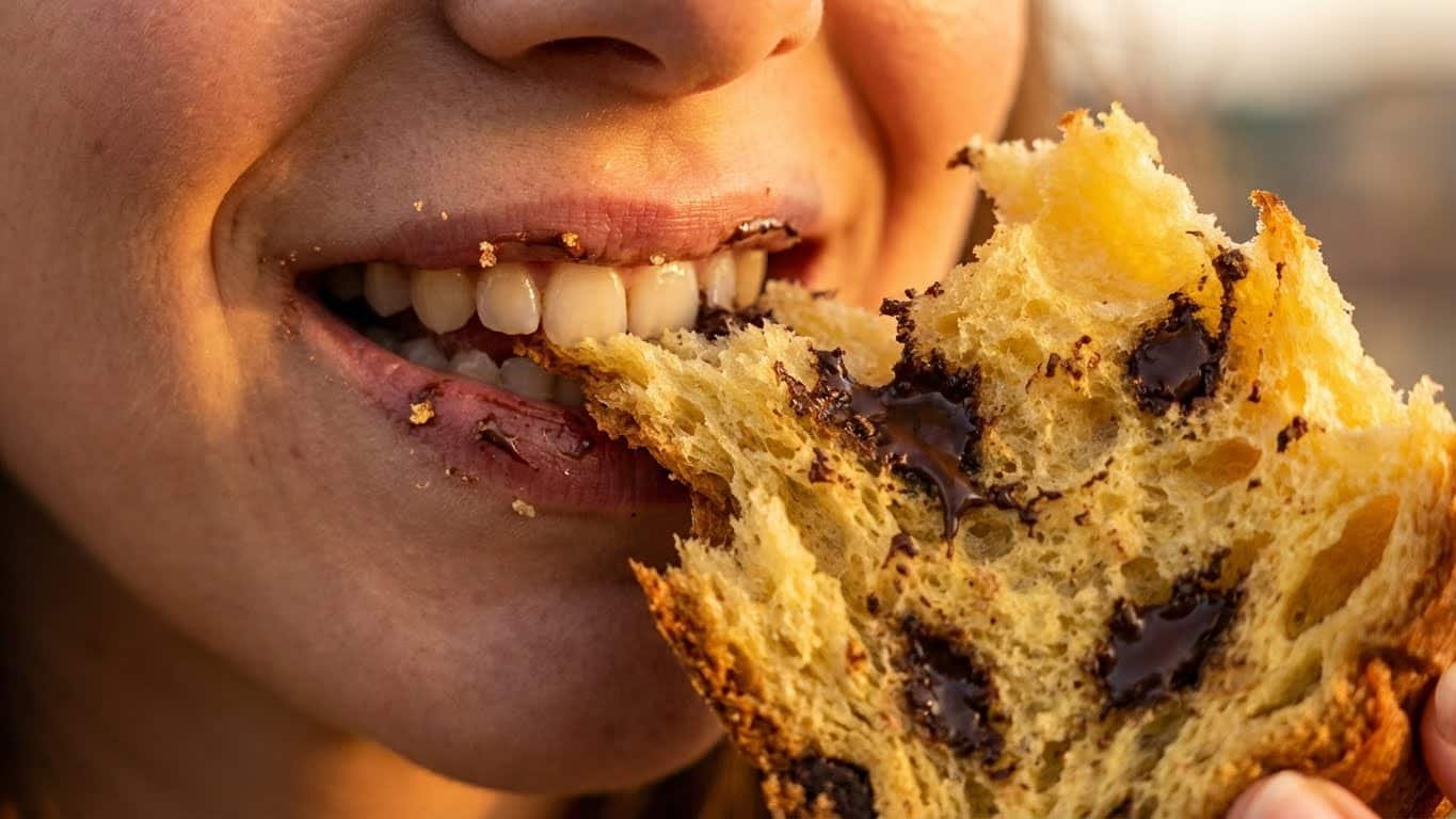 panetone con pepitas de chocolate