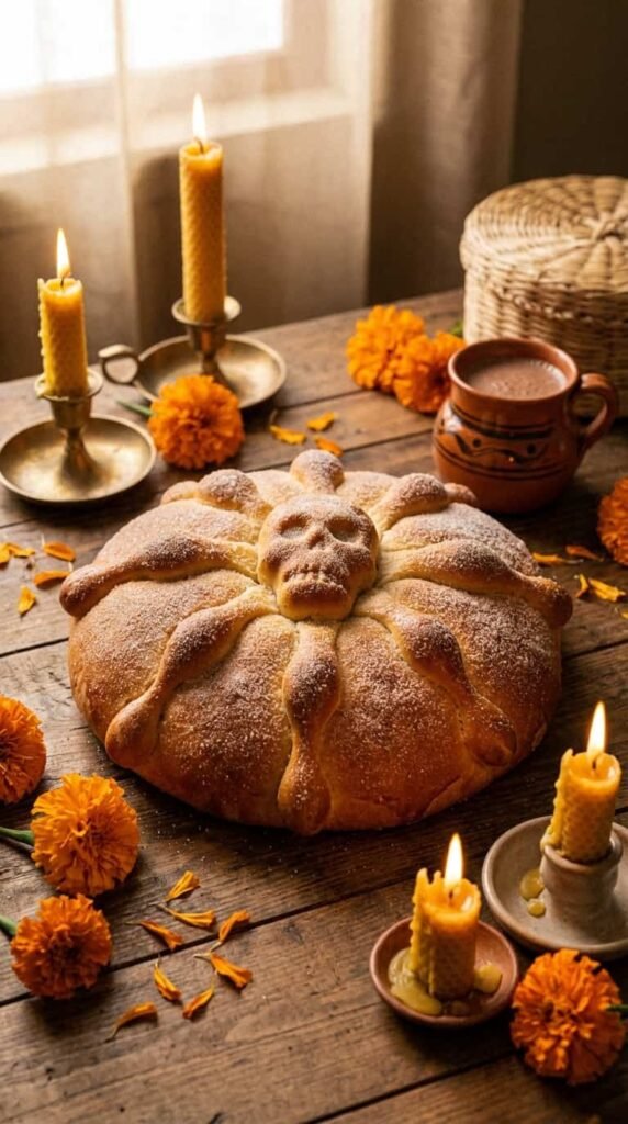 Pan de muerto mexicano