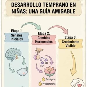 ilustracion de la pubertad infantl activa