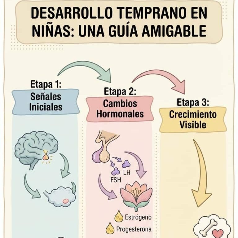 ilustracion de la pubertad infantl activa