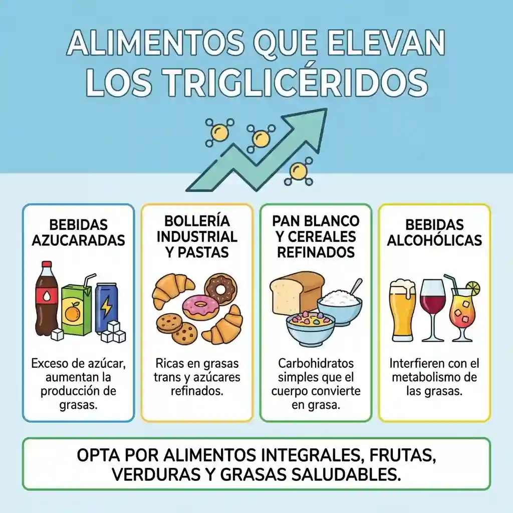 alimentos para triglicéridos altos